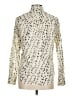 C. Wonder 100% Cotton Animal Print Ivory Long Sleeve Blouse Size 8 - photo 2