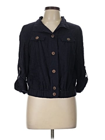 Mine 3/4 Sleeve Button-Down Shirt (view 1)