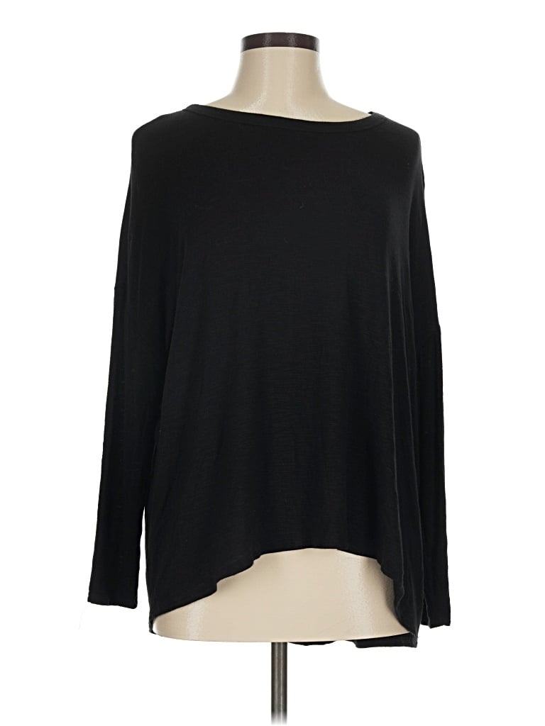 Pre-owned Old Navy Long Sleeve T-shirt In Black