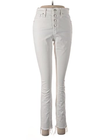 Madewell 10" High-Rise Skinny Crop Jeans: Button-Front Edition (view 1)