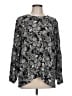 J.Jill 100% Rayon Black Long Sleeve Blouse Size L - photo 1