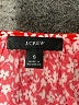 J.Crew 100% Viscose Red Short Sleeve Blouse Size S - photo 7
