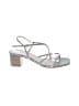 Anthropologie Silver Sandals Size EU 39 - photo 1