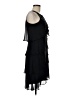 SLNY 100% Polyester Black Cocktail Dress Size 6 - photo 4