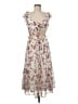 Trixxi 100% Polyester Floral Ivory Casual Dress Size M - photo 1