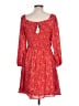 Bar III Hearts Red Casual Dress Size L - photo 2