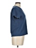 Cable & Gauge Blue Short Sleeve Top Size M - photo 4