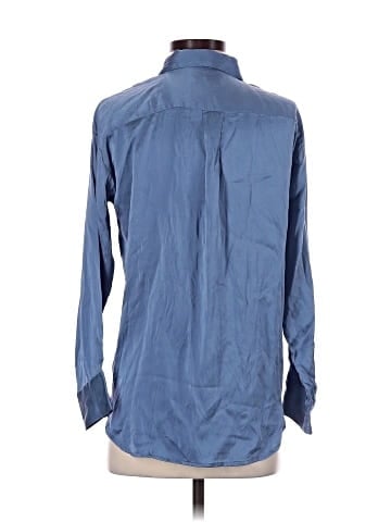 Everlane Long Sleeve Silk Top (view 2)