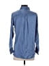 Everlane 100% Silk Blue Long Sleeve Silk Top Size 00 - photo 2