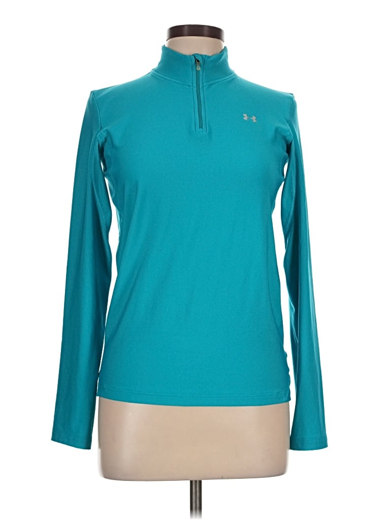 Pre-owned Under Armour Pullover Sweater In Teal