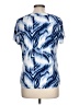 JM Collection Blue Short Sleeve T-Shirt Size Lg Petite - photo 2