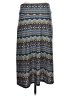 Bobeau Print Blue Casual Skirt Size L - photo 1