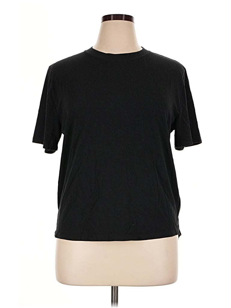 Pre-owned Calia Short Sleeve T-shirt In Black
