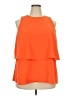 Cato 100% Polyester Orange Sleeveless Blouse Size 18 - photo 1