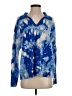 Charter Club 100% Cashmere Tie-dye Blue Cashmere Pullover Sweater Size S - photo 1