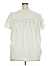 Design History Ivory Short Sleeve Blouse Size 3X - photo 2