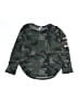 Malibu Sugar Camo Green Pullover Sweater Size 12 - photo 1