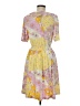 ModCloth Floral Multi Color Yellow Cocktail Dress Size M - photo 2