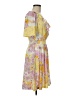 ModCloth Floral Multi Color Yellow Cocktail Dress Size M - photo 4