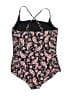 Lands' End Paisley Black One Piece Swimsuit Size 14 - 16 - photo 2