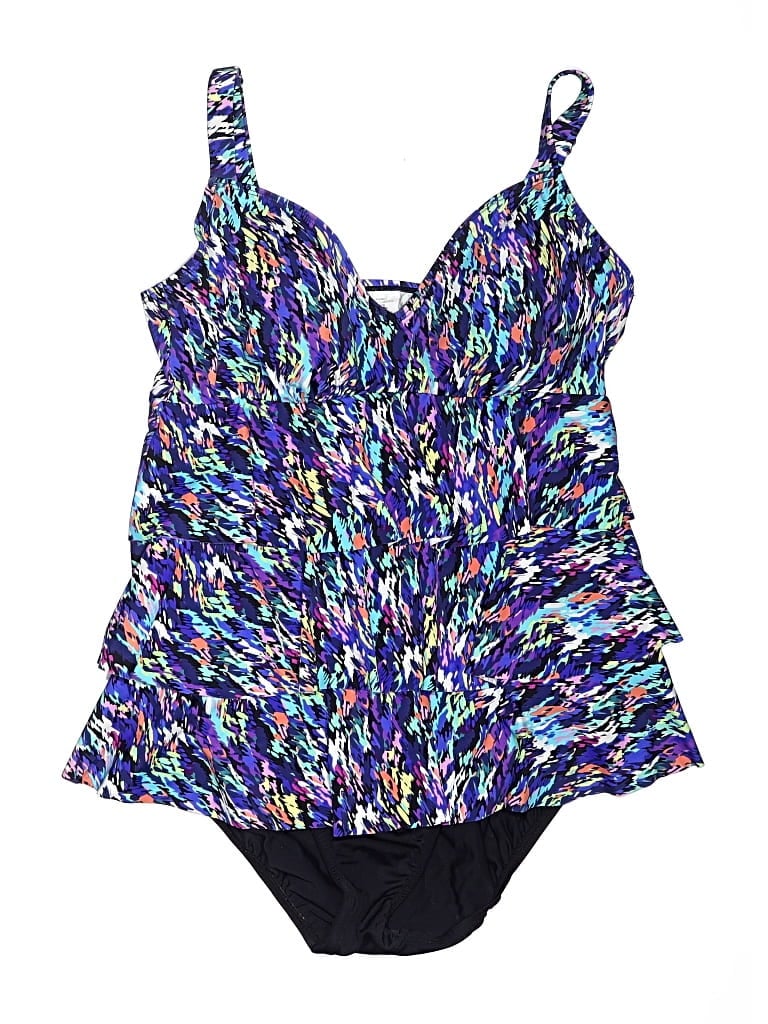 Pre-owned Unbranded One Piece Swimsuit In Blue