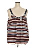 Lane Bryant 100% Polyester Brown Sleeveless Blouse Size 22 - photo 2