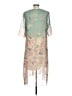 Assorted Brands Print Green Cocktail Dress Size L (estimated) - photo 2