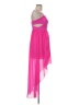 BCBGeneration 100% Polyester Pink Cocktail Dress Size 6 - photo 4