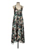 Bishop + Young 100% Polyester Tropical Teal Casual Dress Size S - photo 1