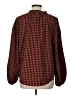 A New Day Houndstooth Red 3/4 Sleeve Blouse Size L - photo 2