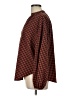 A New Day Houndstooth Red 3/4 Sleeve Blouse Size L - photo 5
