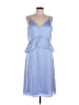 Banana Republic 100% Polyester Blue Casual Dress Size 16 (tall) - photo 1