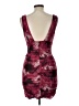 City Studio Tie-dye Burgundy Cocktail Dress Size L - photo 2
