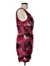 City Studio Tie-dye Burgundy Cocktail Dress Size L - photo 4