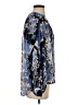 Chico's 100% Polyester Blue Long Sleeve Blouse Size S - photo 4