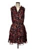 Evereve 100% Polyester Paisley Burgundy Casual Dress Size L - photo 1