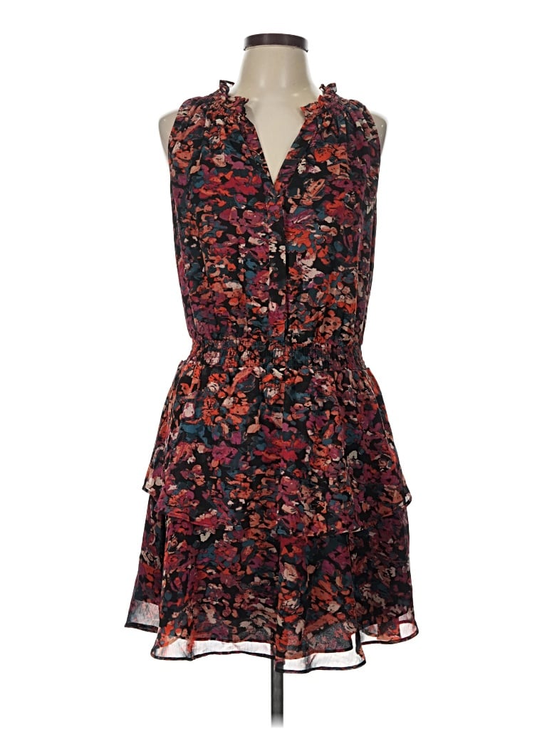 Pre-owned Evereve Casual Dress In Burgundy