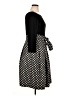 Eliza J Polka Dots Black Cocktail Dress Size 14 - photo 4