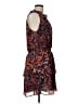 Evereve 100% Polyester Paisley Burgundy Casual Dress Size L - photo 4