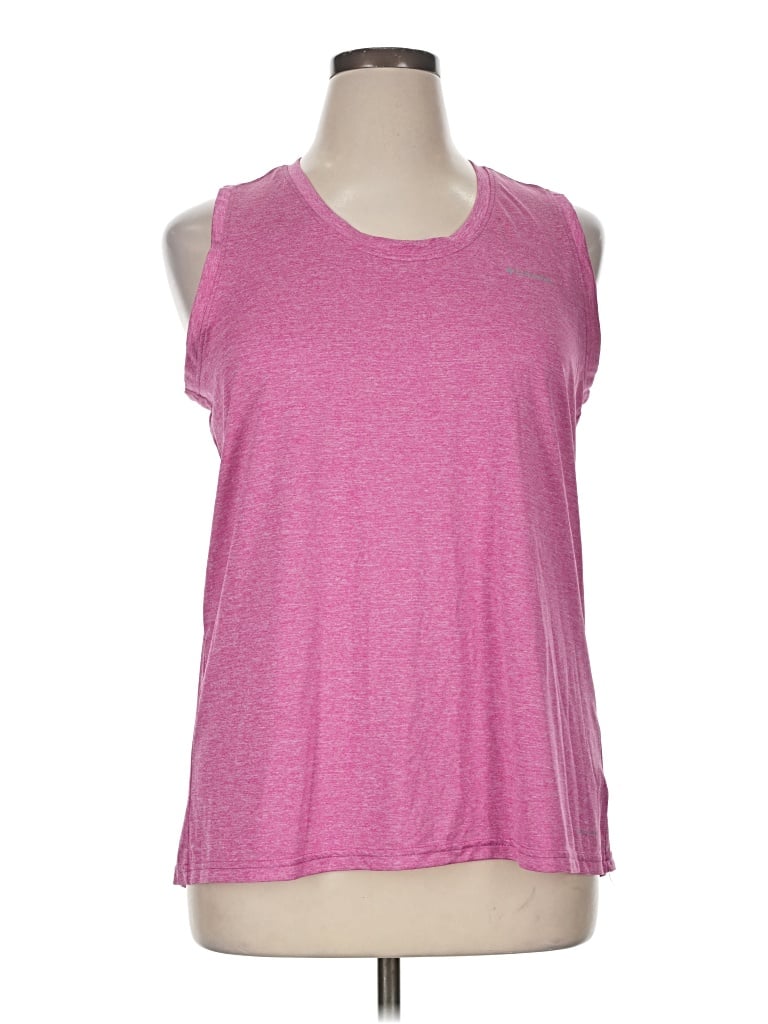 Pre-owned Columbia Sleeveless T-shirt In Pink