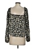 Billabong 100% Rayon Black 3/4 Sleeve Blouse Size S - photo 2