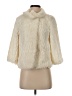 Collection Eighteen 100% Polyester Ivory Faux Fur Jacket Size S - photo 1