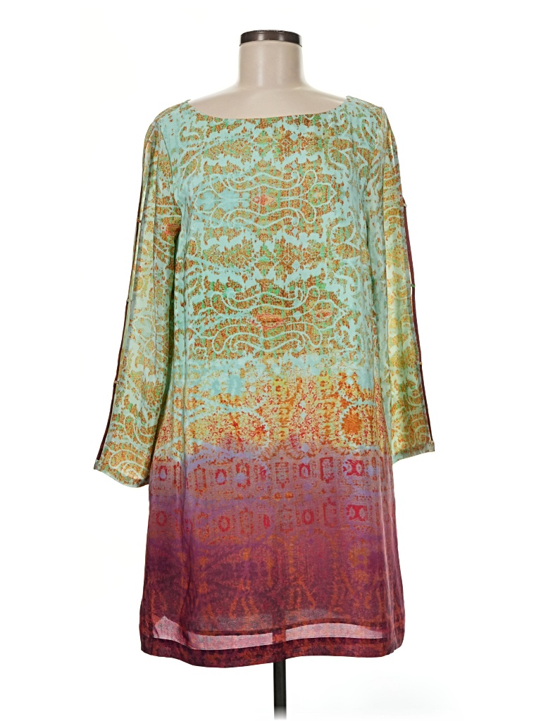 Pre-owned Maeve Casual Dress In Teal