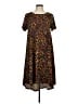 Lularoe Paisley Multi Color Brown Casual Dress Size M - photo 1