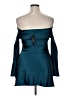 Lulus 100% Polyester Teal Cocktail Dress Size L - photo 2