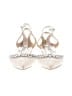 Badgley Mischka Metallic Ivory Flats Size 6 1/2 - photo 2