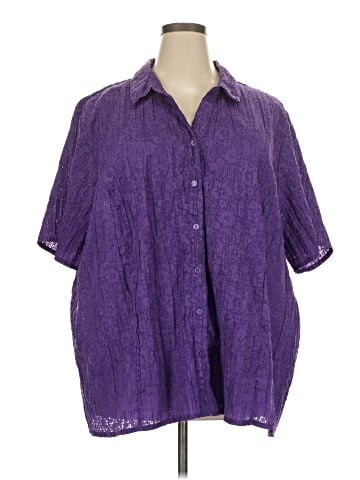 Liz & Me Short Sleeve Blouse (view 1)