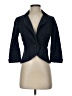 Leifnotes 100% Cotton Polka Dots Blue Blazer Size 2 - photo 1