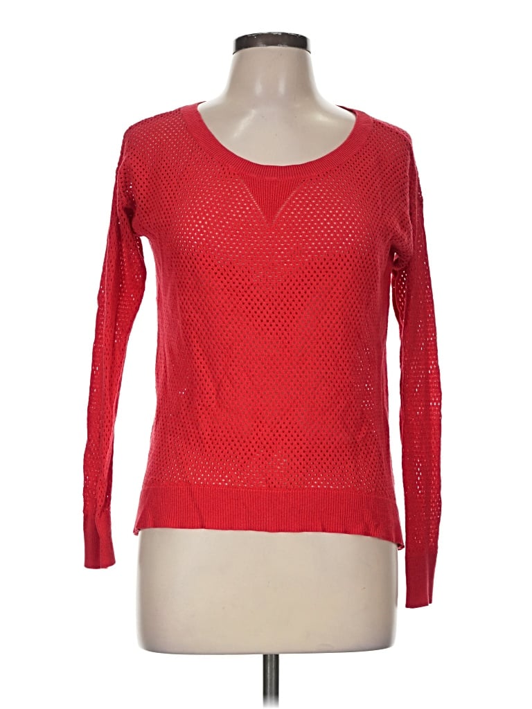 Pre-owned American Eagle Outfitters Pullover Sweater In Red