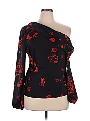 WAYF Long Sleeve Blouse (view 1)